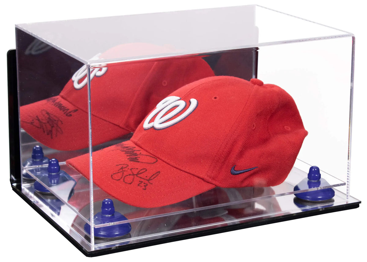 Snapback Hat or Baseball Cap Display Case - Mirror Wall Mount (A018/V40)