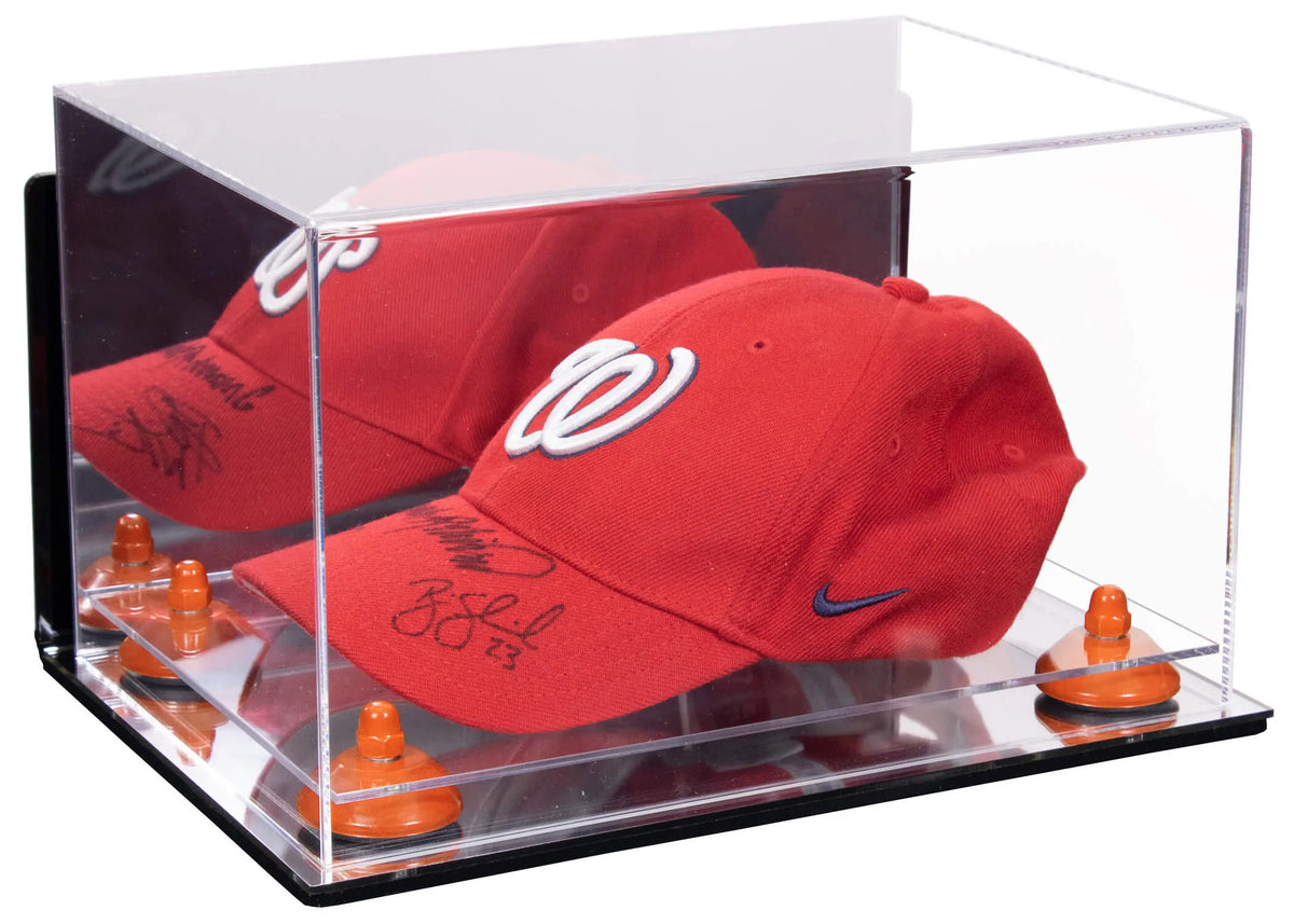 Snapback Hat or Baseball Cap Display Case - Mirror Wall Mount (A018/V40)