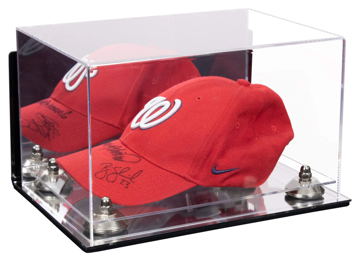Snapback Hat or Baseball Cap Display Case - Mirror Wall Mount (A018/V40)