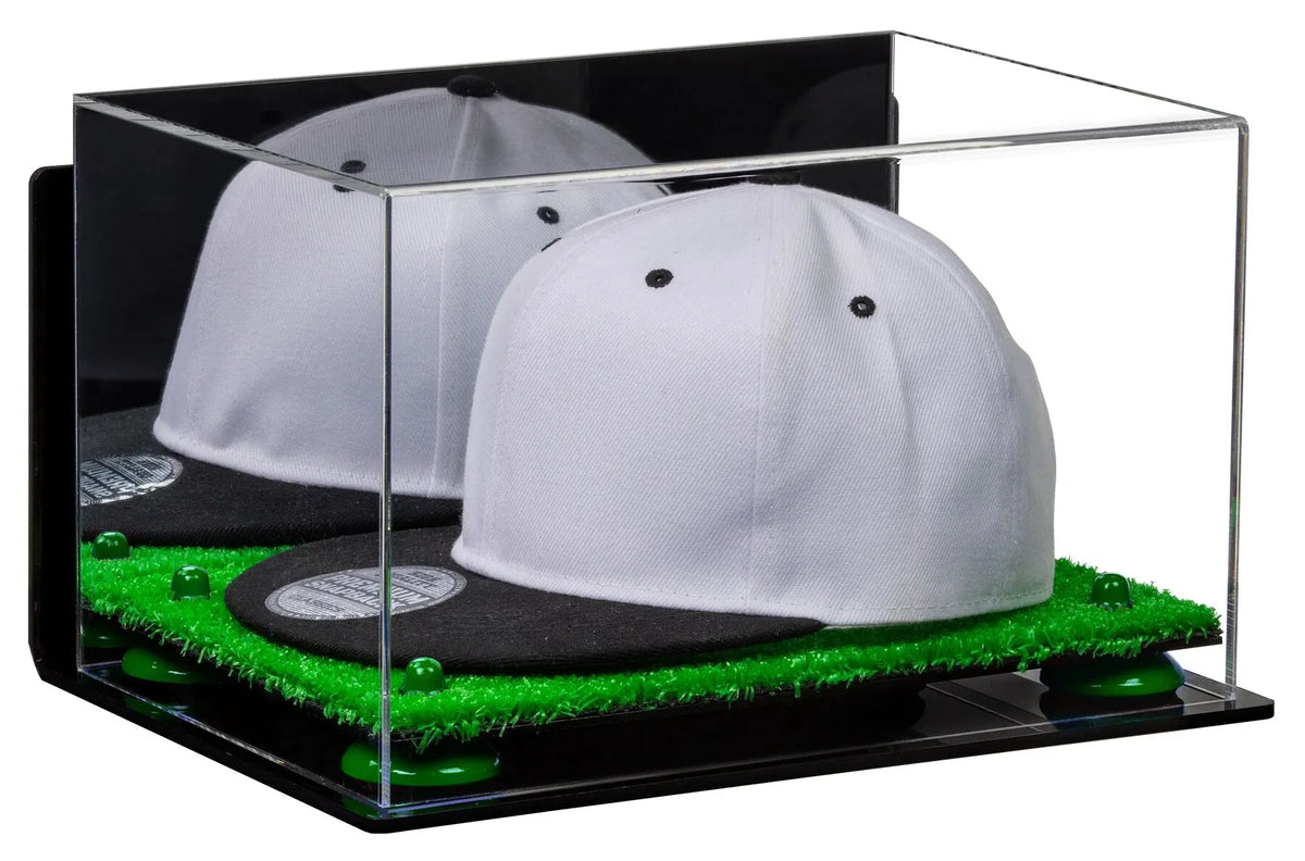 Snapback Hat or Baseball Cap Display Case - Mirror Wall Mount (A018/V40)