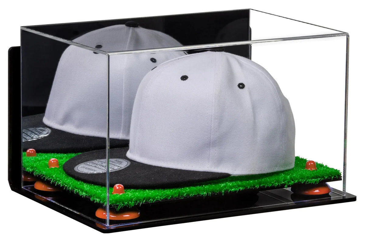 Snapback Hat or Baseball Cap Display Case - Mirror Wall Mount (A018/V40)