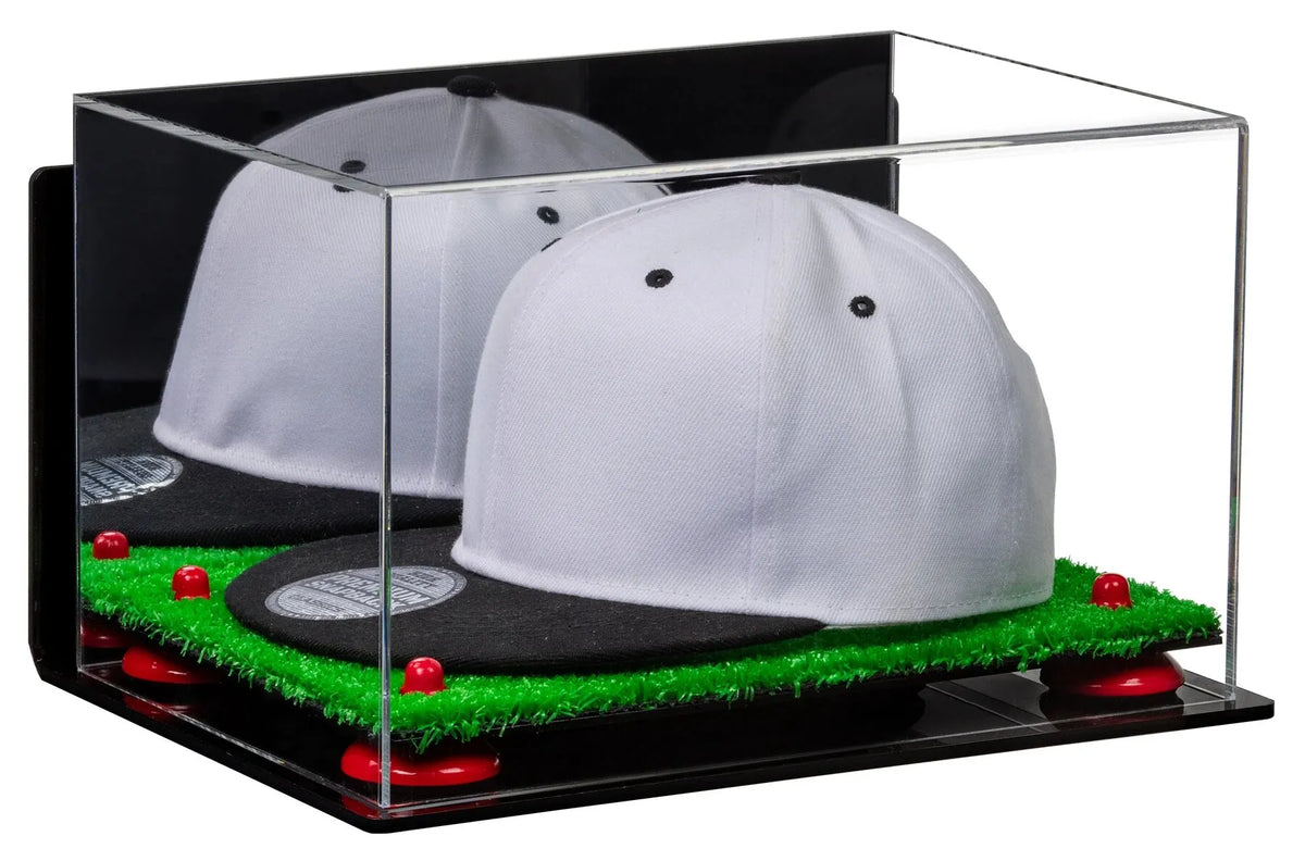 Snapback Hat or Baseball Cap Display Case - Mirror Wall Mount (A018/V40)