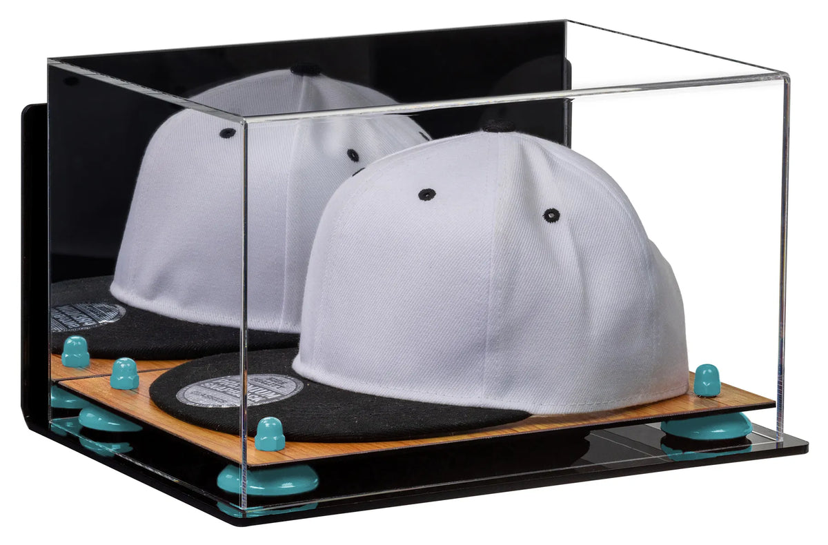 Snapback Hat or Baseball Cap Display Case - Mirror Wall Mount (A018/V40)