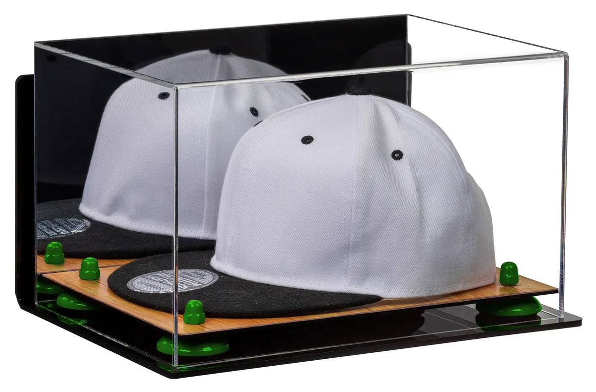 Snapback Hat or Baseball Cap Display Case - Mirror Wall Mount (A018/V40)