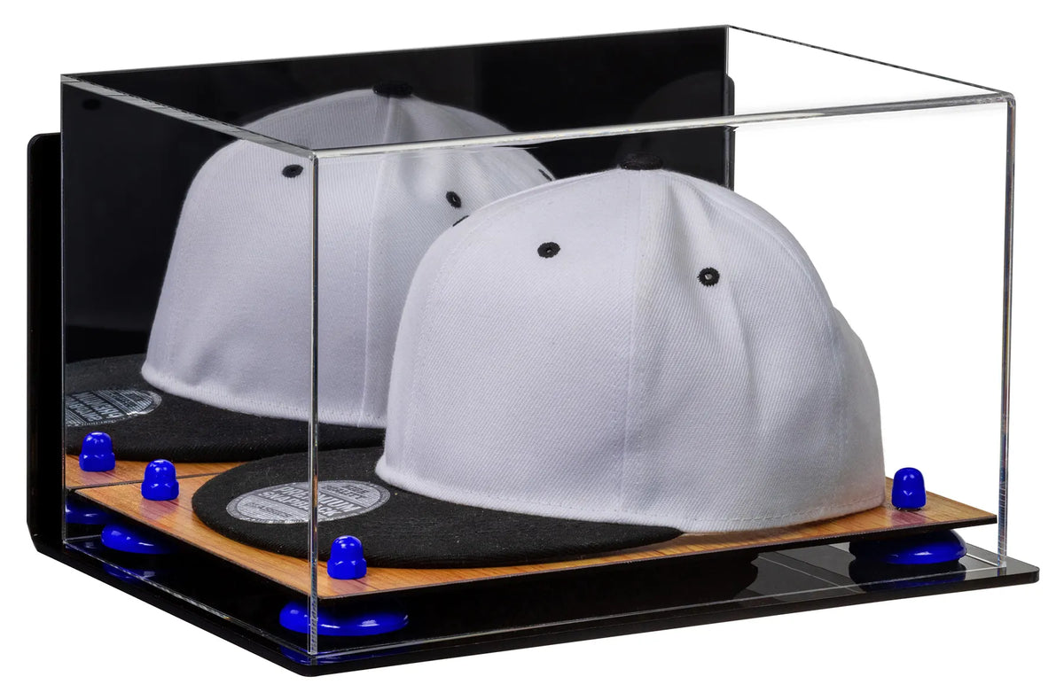 Snapback Hat or Baseball Cap Display Case - Mirror Wall Mount (A018/V40)