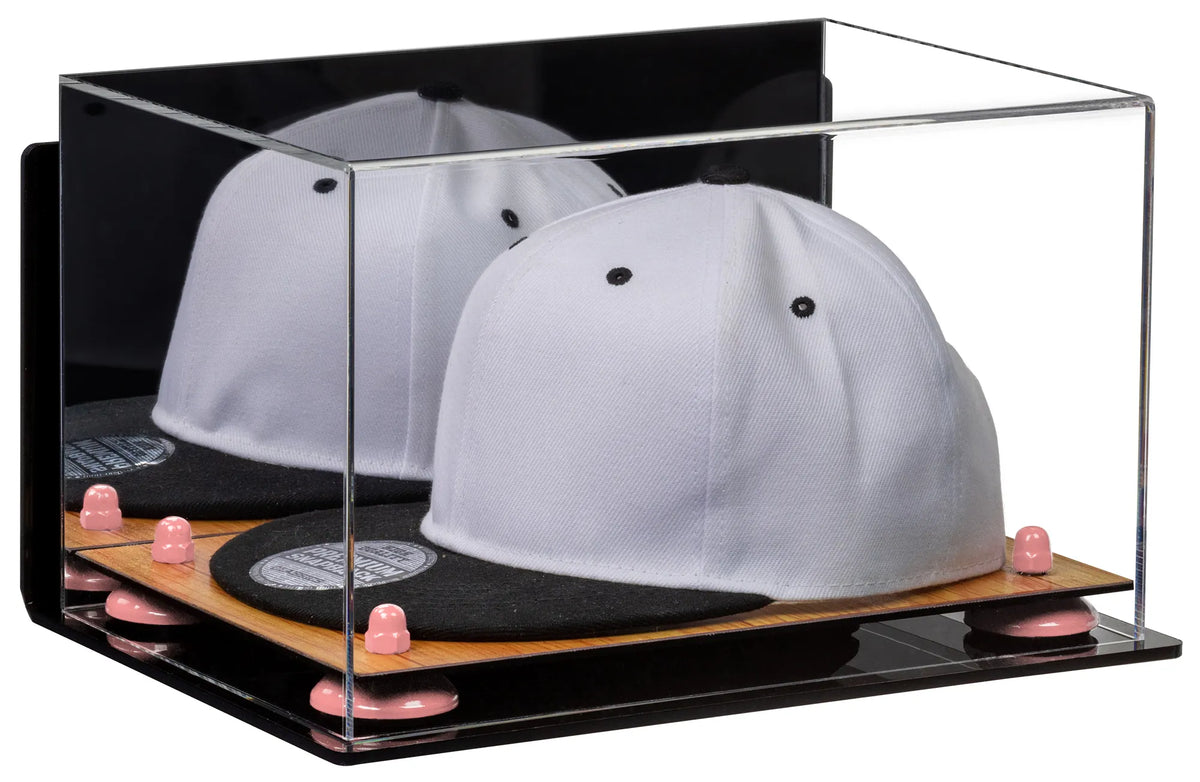 Snapback Hat or Baseball Cap Display Case - Mirror Wall Mount (A018/V40)