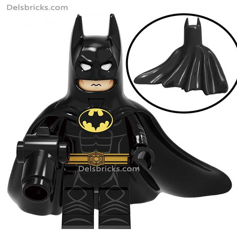 Batman Michael Keaton Lego Minifigures Custom Toys 3
