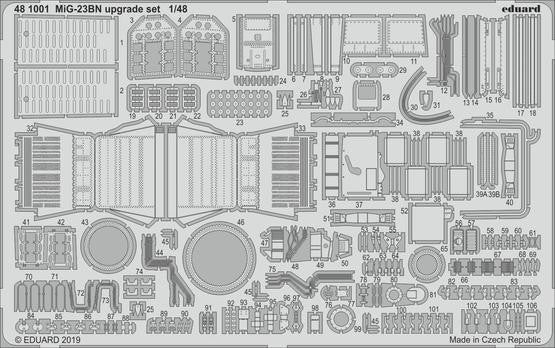 Eduard 481001 1/48 Aircraft- MiG23BN Upgrade Set for EDU