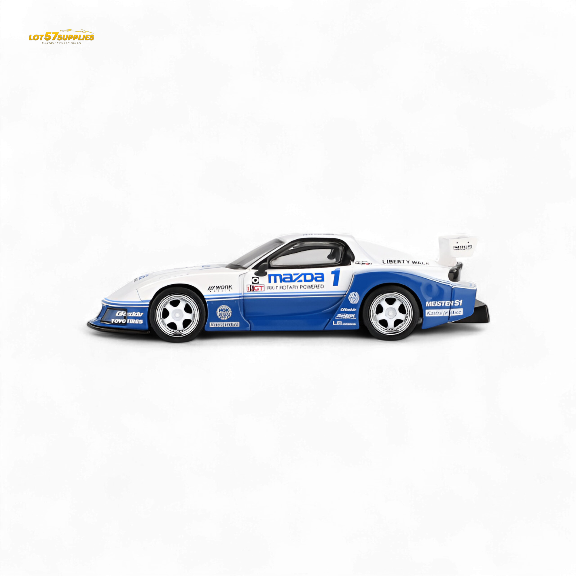 Mini-GT MAZDA RX-7 LB-Super Silhouette IMSA #1011 1:64