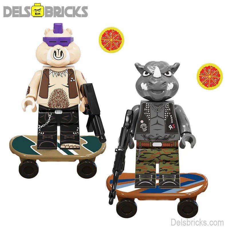 Bebop & Rocksteady Teenage Mutant Ninja Turtles Custom Toys