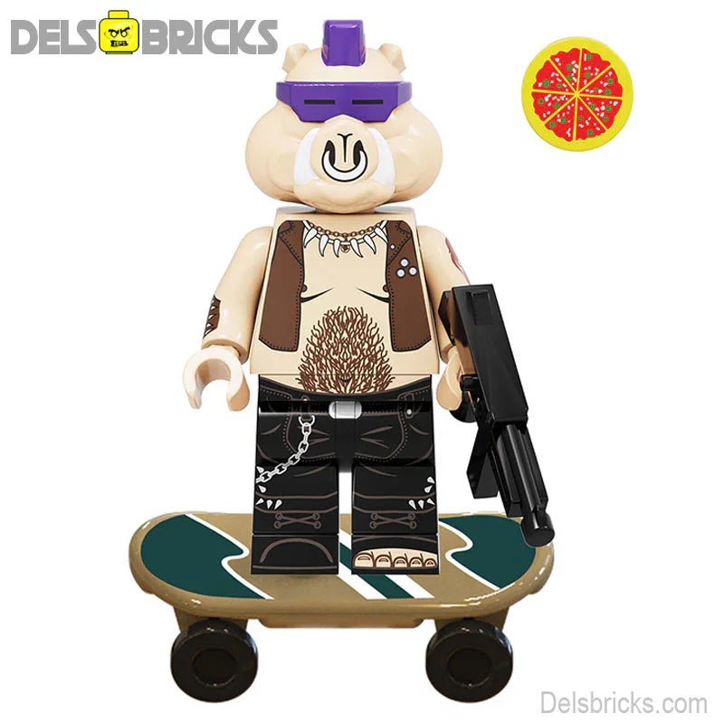 Bebop Teenage Mutant Ninja Turtles Lego Minifigures Custom Toys