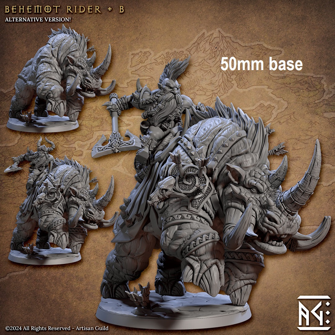 Behemot Rider (Base Sculpt B)