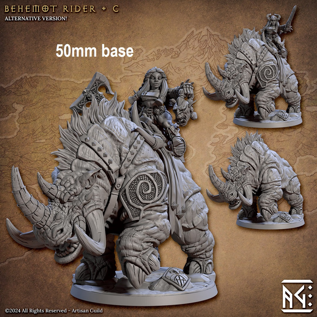 Behemot Rider (Base Sculpt C)