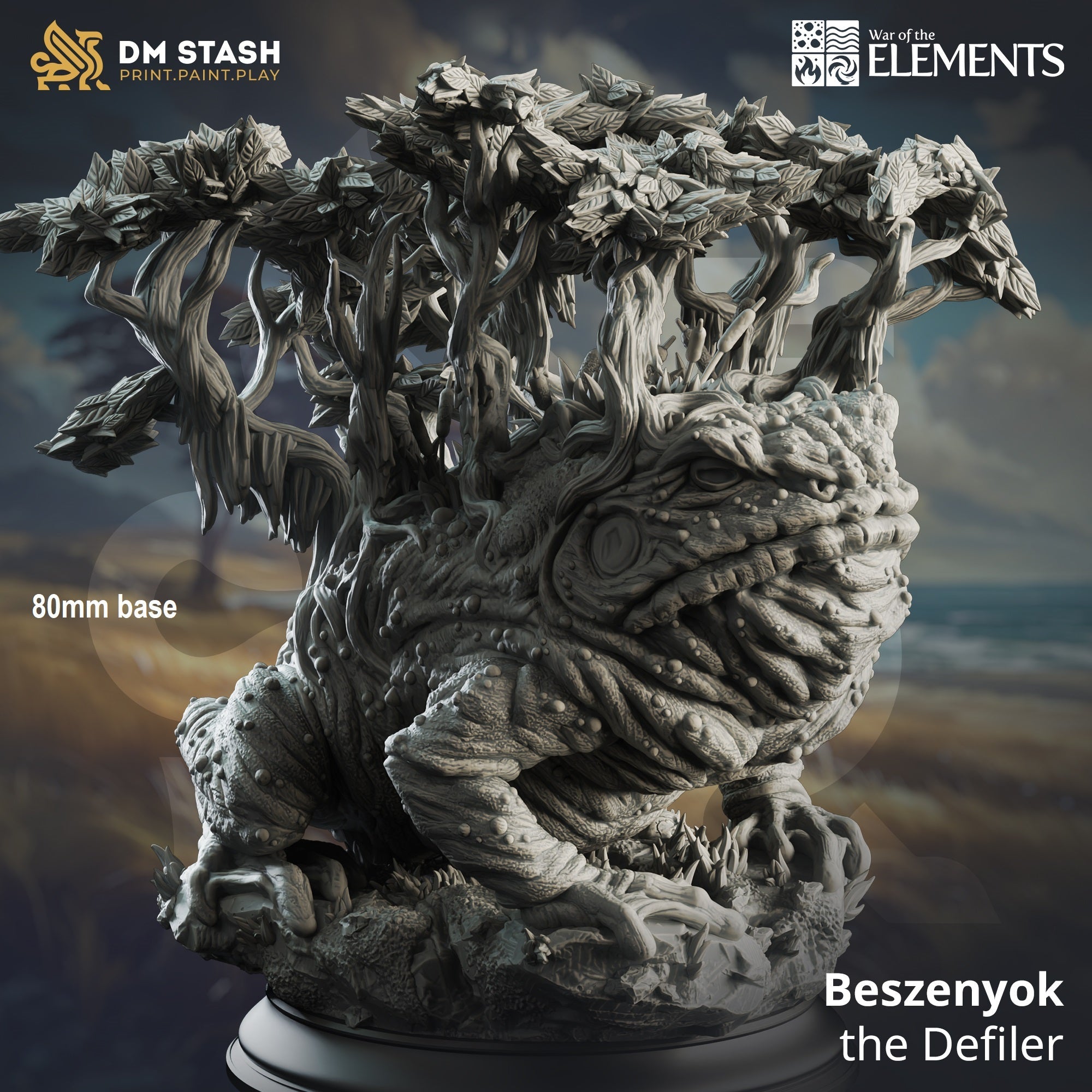 Beszenyok, the Defiler (Huge Frog Elemental)