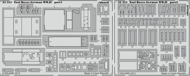 Eduard 32351 1/32 Aircraft- Bf109 Tools & Boxes