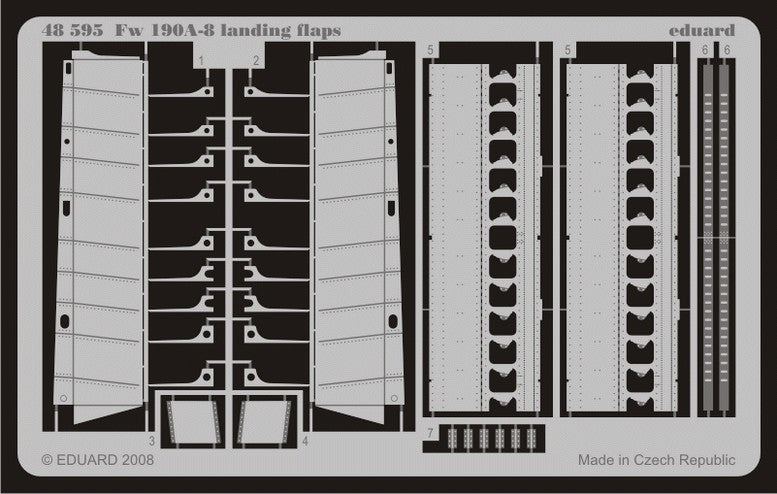 Eduard 48595 1/48 Aircraft- Fw190A8 Landing Flaps for HSG