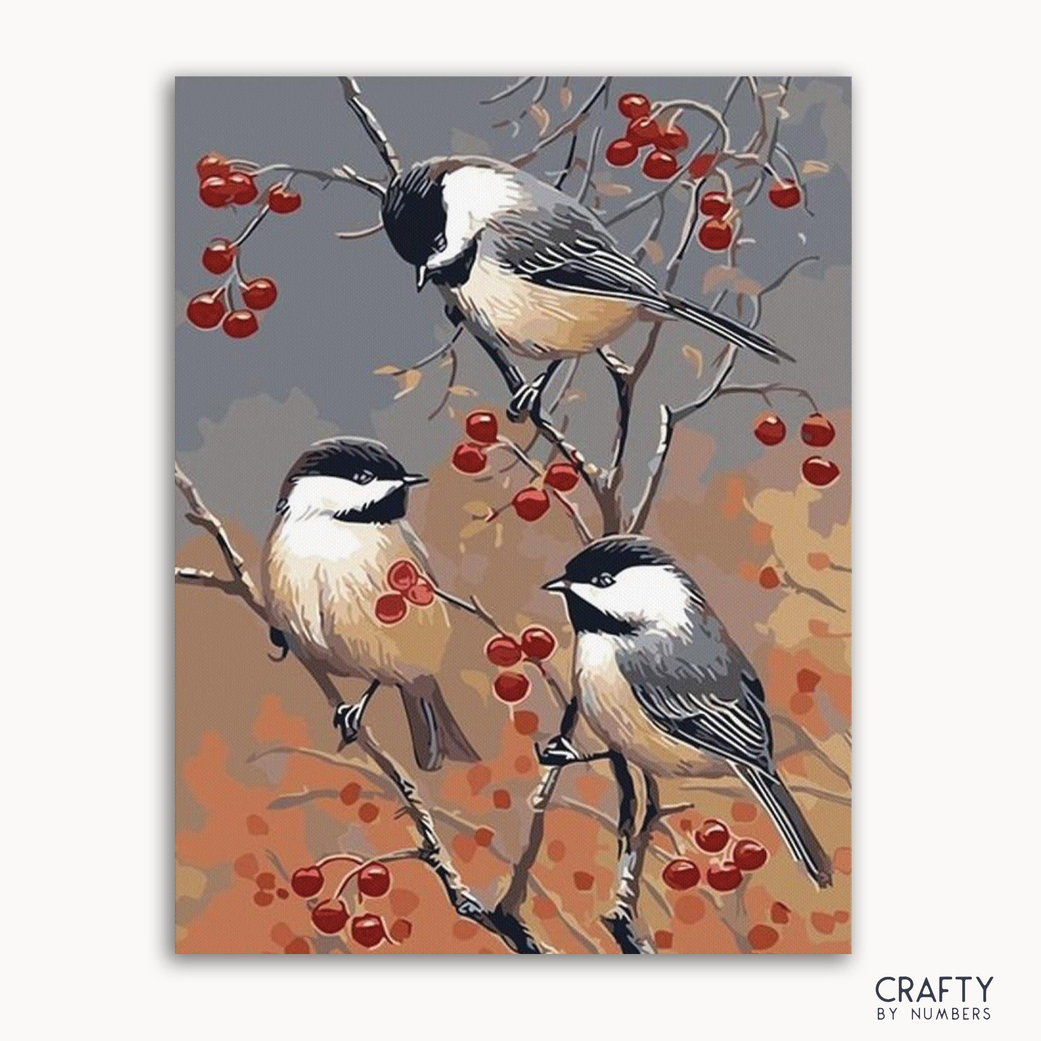 Birds & Red Fruits