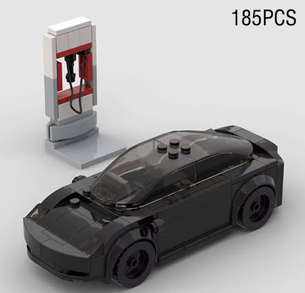 Black Tesla Building set
