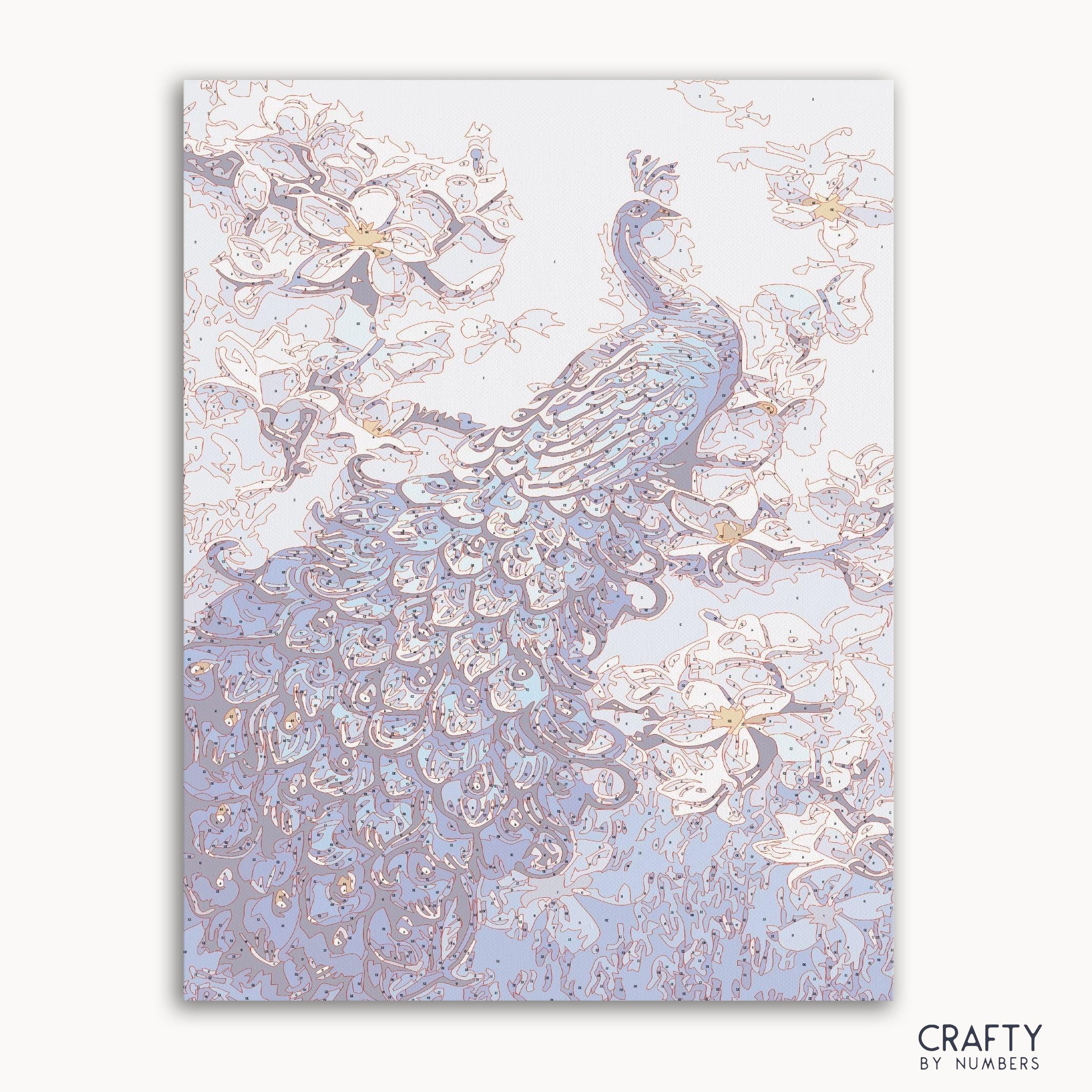 Blue Peacock Art