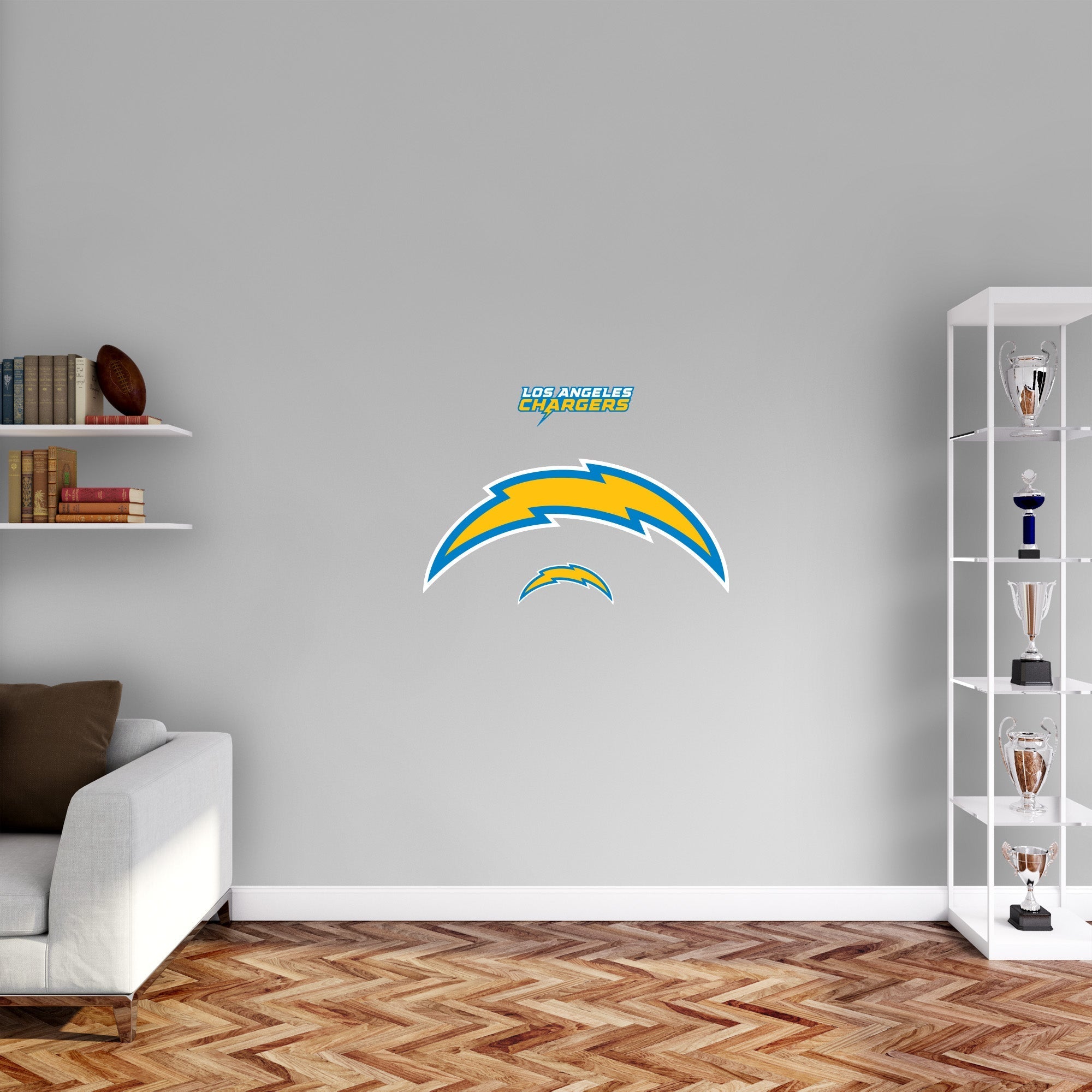 Los Angeles Chargers - RealBig Logo Collection - Official NFL - Reusable Vinyl Wall Decals #2