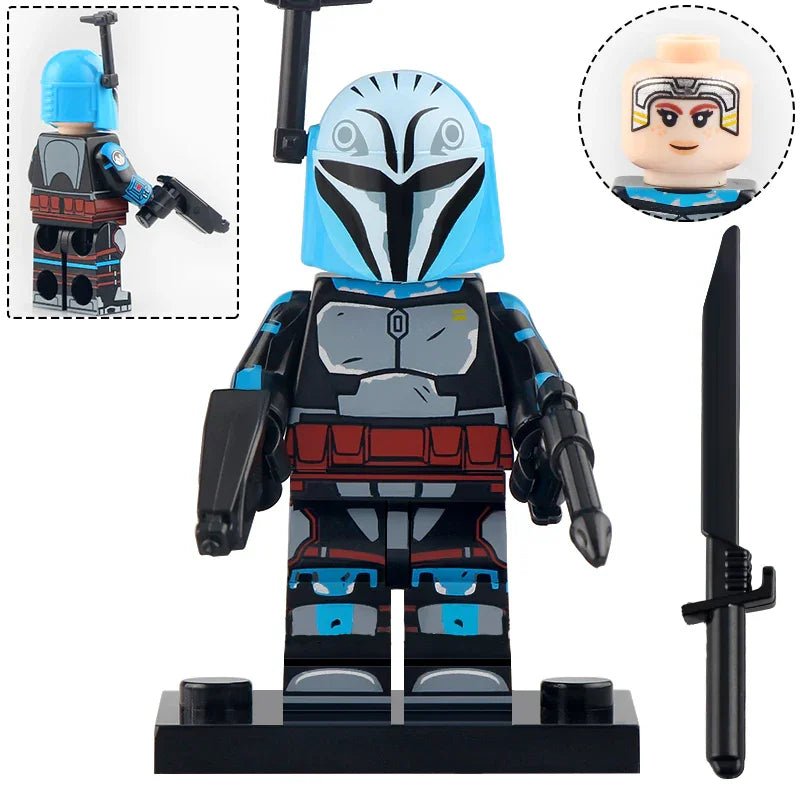 Bo Katan Kryze mandalorian Lego Star Wars Minifigures Custom Toys 1