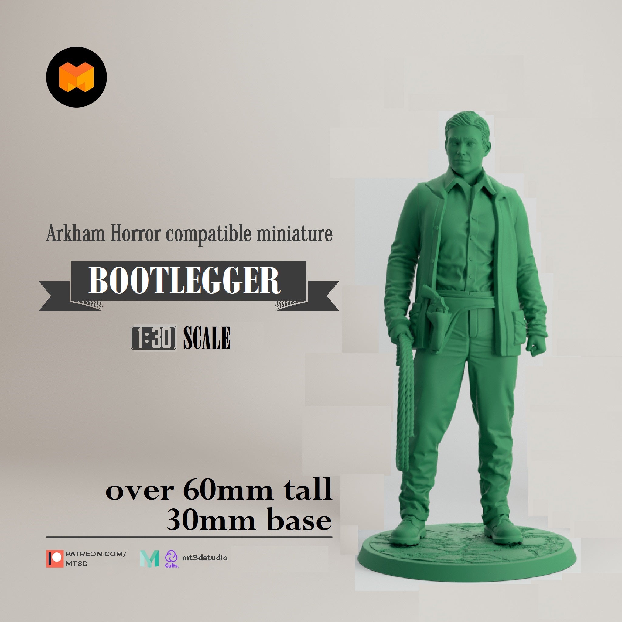 Arkham Compatible Investigator: The Bootlegger (Finn Edwards)