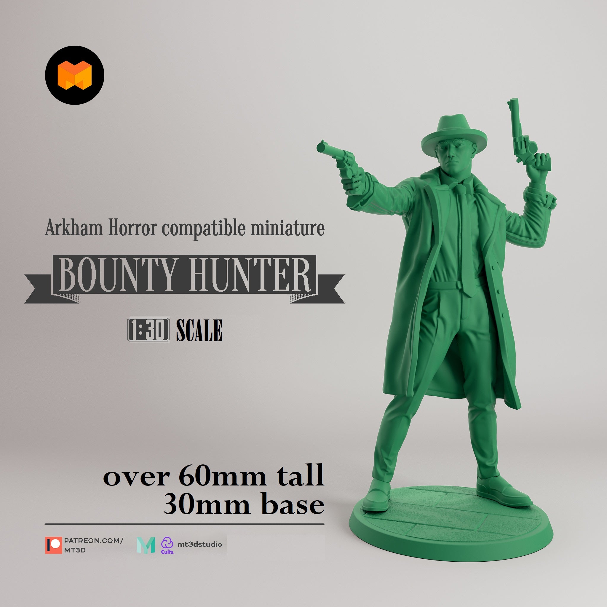 Arkham Compatible Investigator: The Bounty Hunter (Tony Morgan)