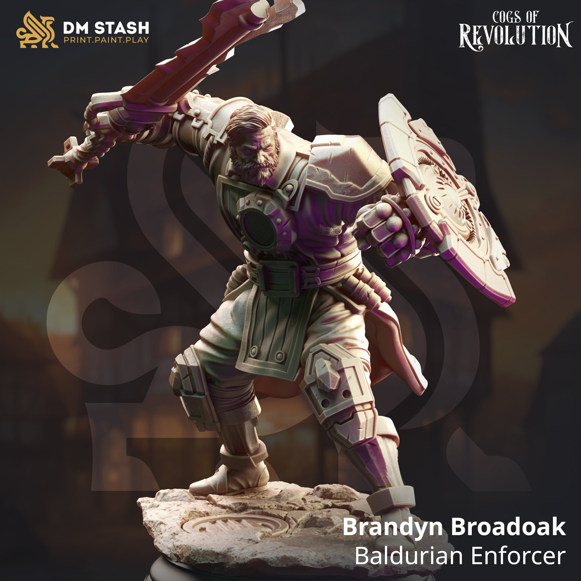 Brandyn Broadoak, Baldurian Enforcer (Male Human Paladin)