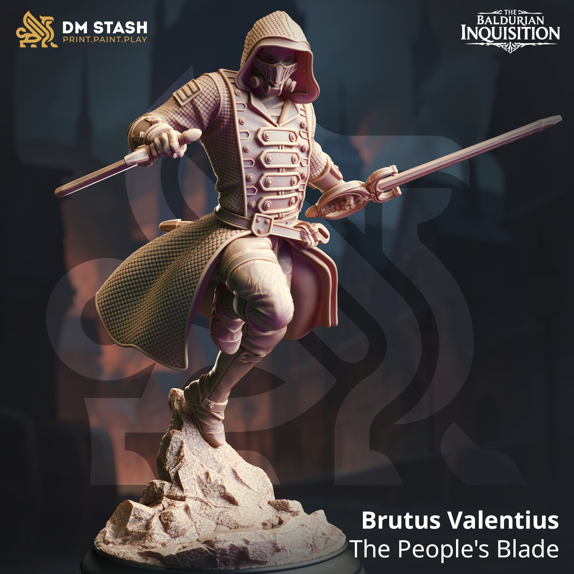 Brutus Valentius, The People's Blade (Male Human Assassin)