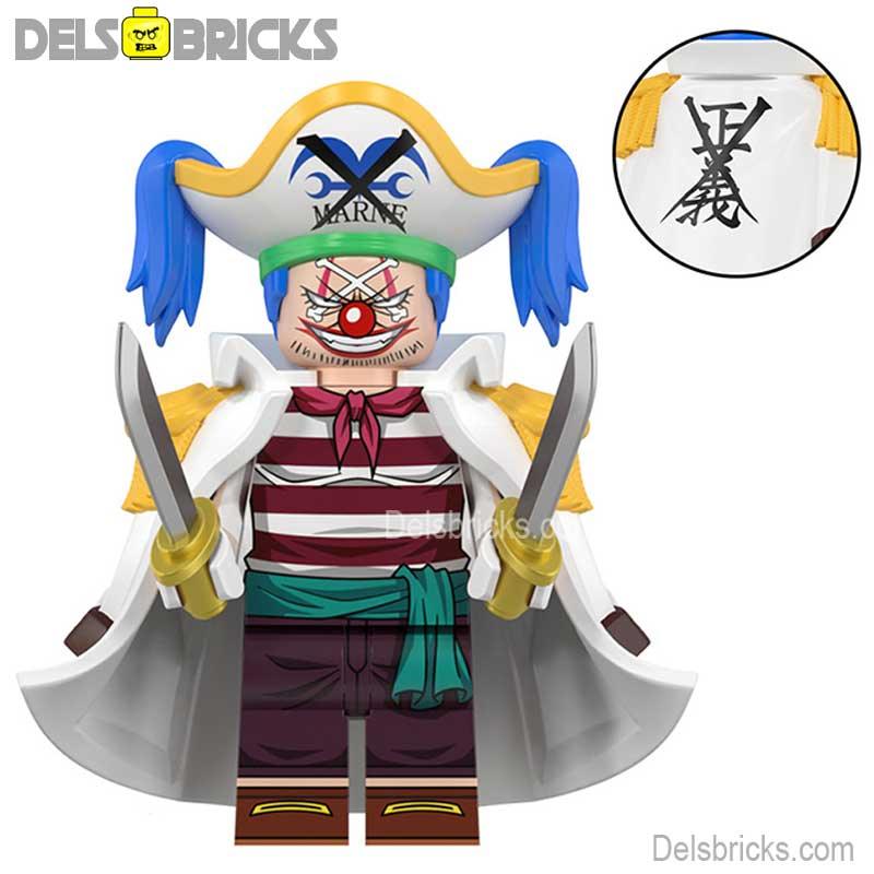 Buggy from ONE PIECE Anime Lego Minifigures custom toys 1