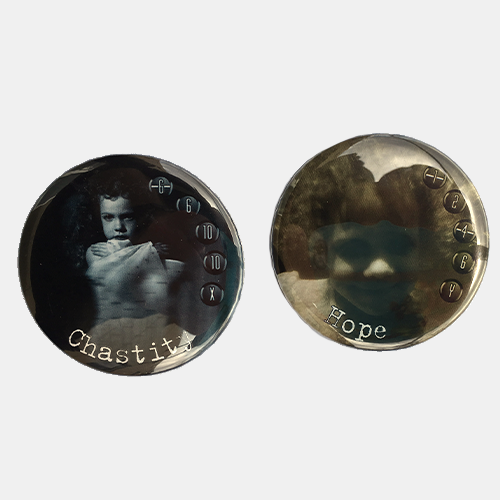 Hope & Chastity (Lunch Money Button Men)