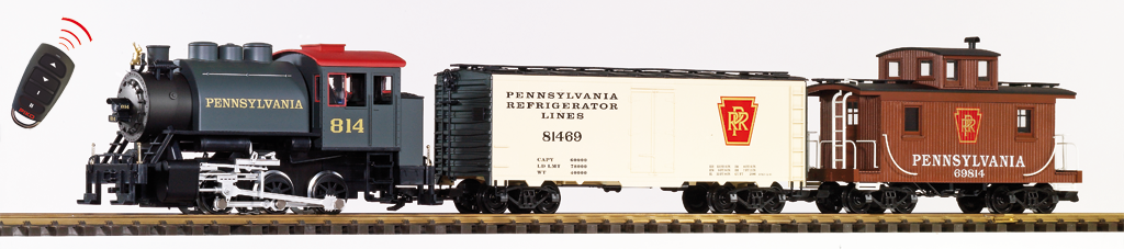 PIKO 38107 G Scale PRR Freight R/C Starter Set 120V