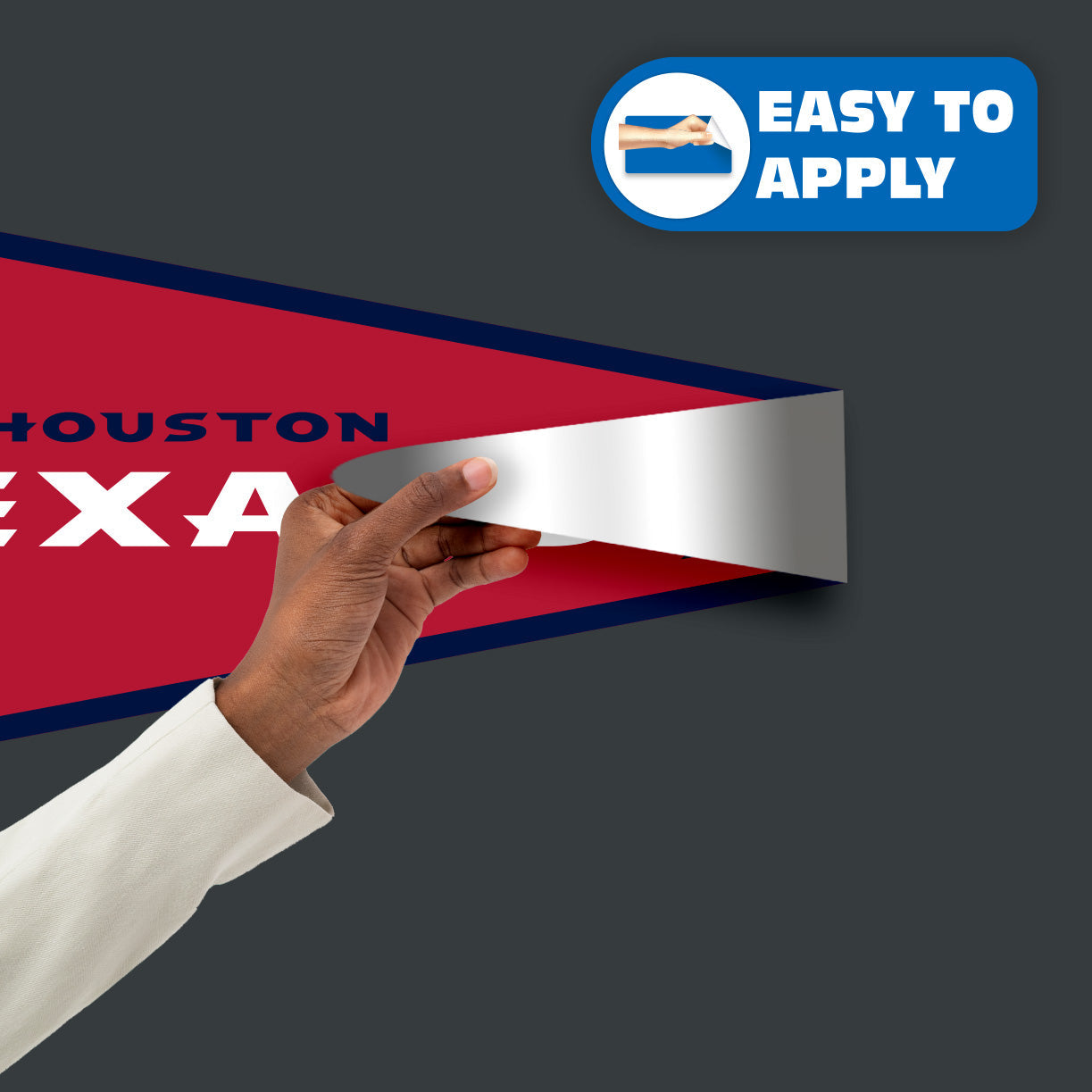 C.J. Stroud - RealBig Warmups Collection - Official NFL - Houston Texans - Reusable Vinyl Wall Decals