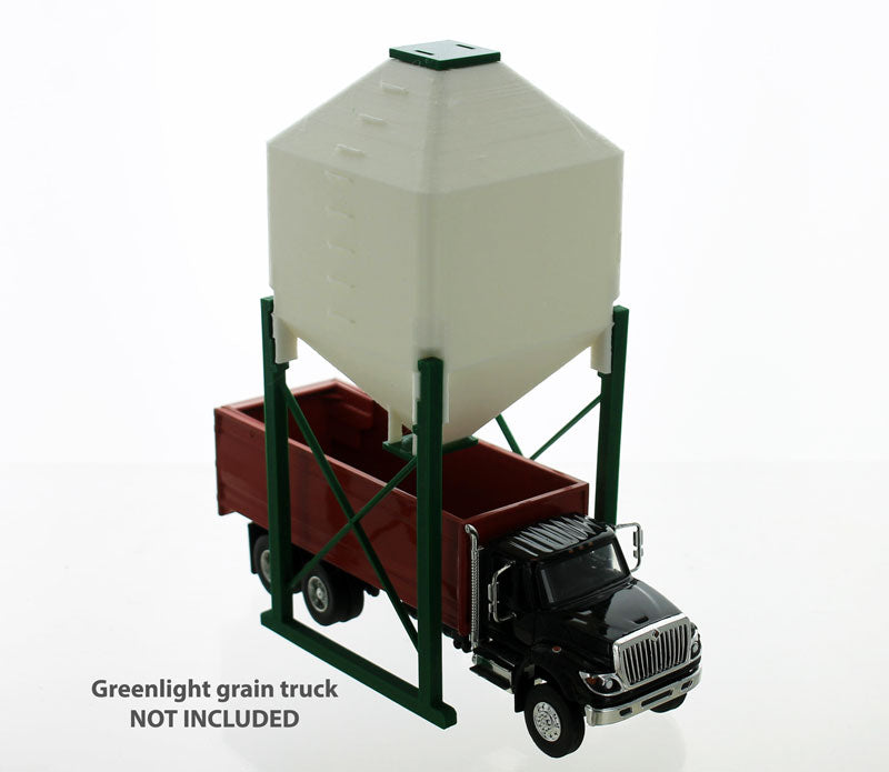 3D To Scale 64-344-GR 1/64 Scale Drive-Under Bulk Bin On Legs