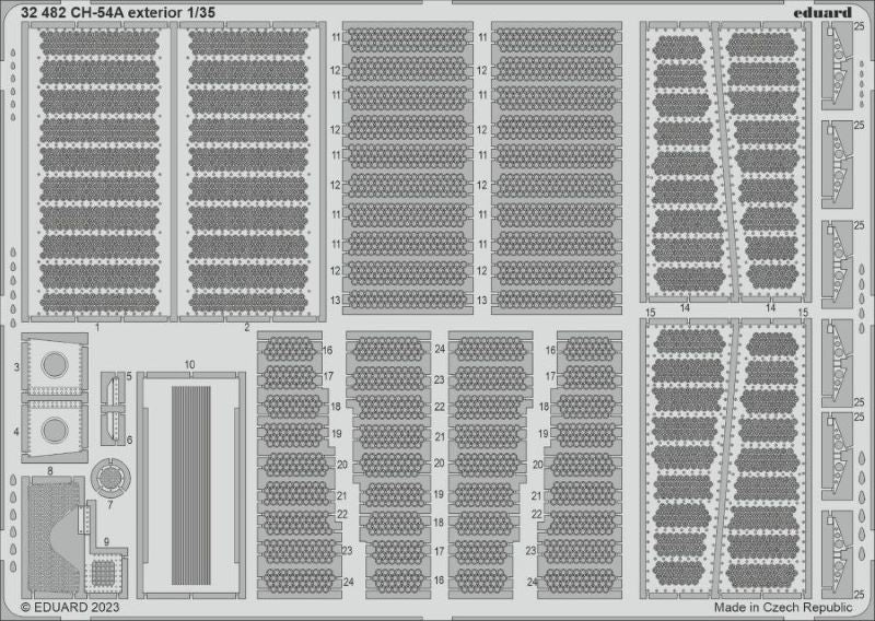 Eduard 32482 1/35 Aircraft- CH54A Exterior for ICM