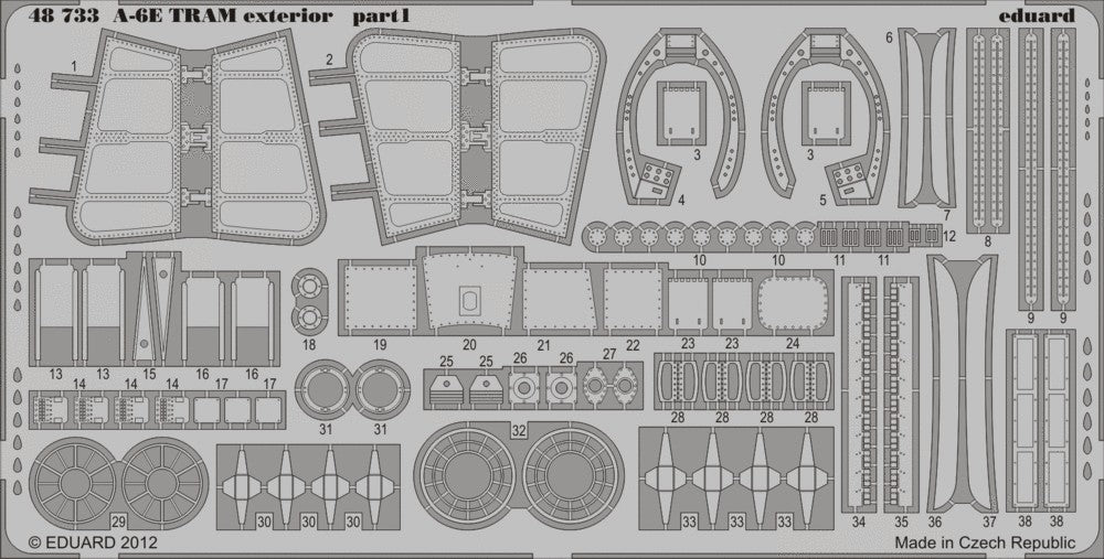 Eduard 48733 1/48 Aircraft- A6E TRAM Exterior for KIN