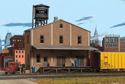 Walthers Cornerstone 933-3184 HO Scale Imperial Food Background Building -- Kit