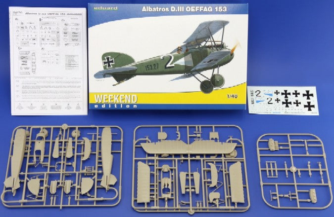 Eduard 84150 1/48 Albatros D III OEFFAG 153 Aircraft (Wkd Edition Plastic Kit)