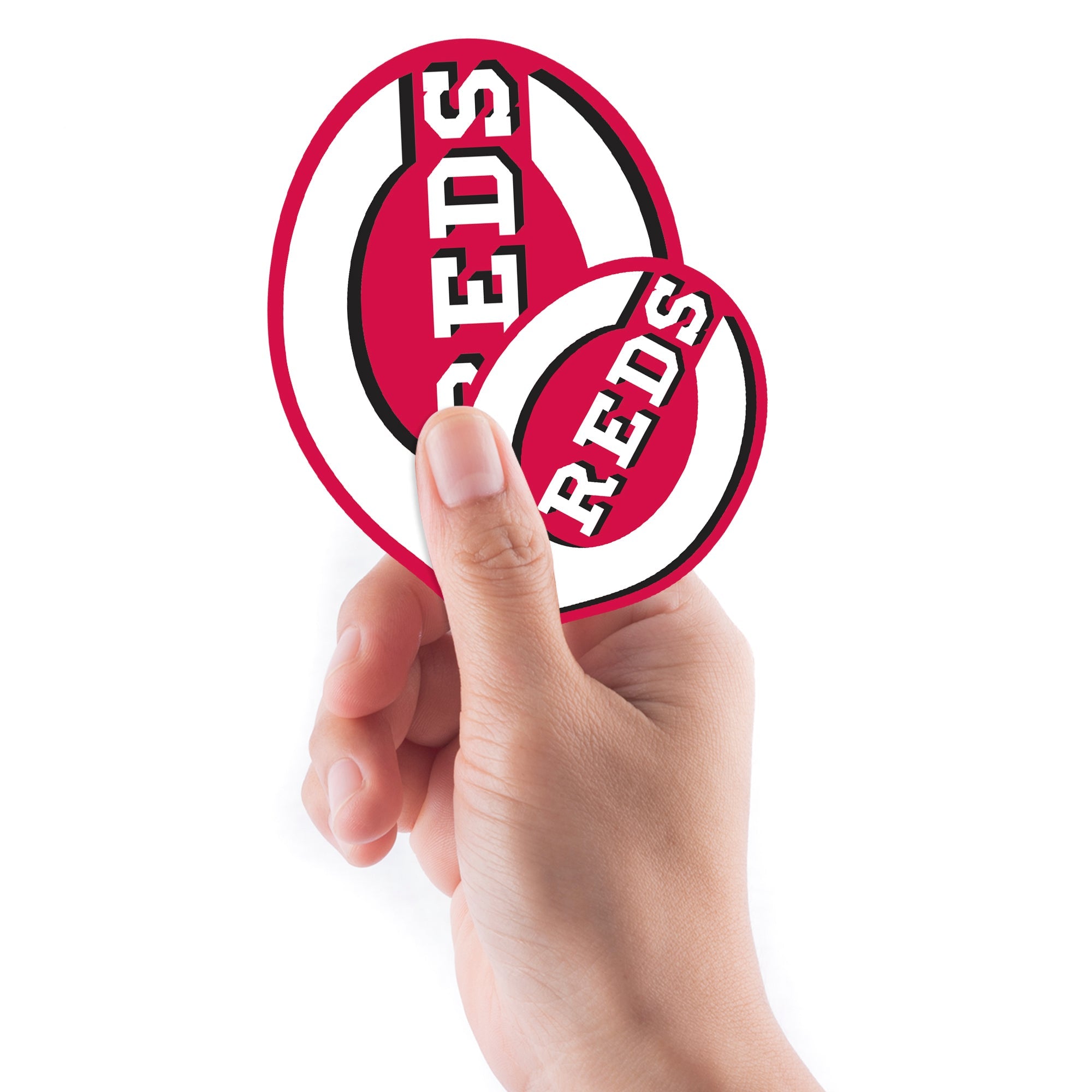 Cincinnati Reds - RealBig Logo Minis Collection - Official MLB - Reusable Vinyl Wall Decals