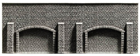 Noch 58059 HO Scale Profi-Plus Scenic Components -- Arcade Wall, Extra Long