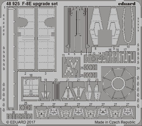 Eduard 48925 1/48 Aircraft- F8E Upgrade Set for EDU