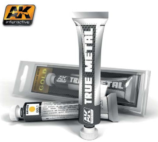 AK Interactive 450 True Metal: Gold Wax Paint 20ml Tube