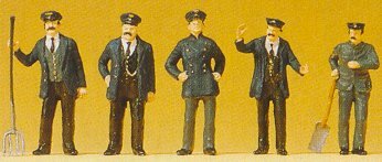 Preiser 12191 HO Scale Railroad Personnel -- Engine-Driver/Stoker