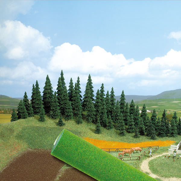 Busch 7270 A Scale Large Grass Mat - 60 x 40" 150 x 100cm -- Dark Green