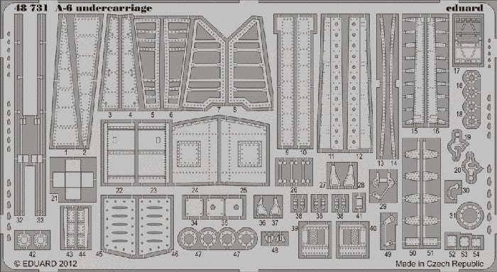 Eduard 48731 1/48 Aircraft- A6 Undercarriage for KIN
