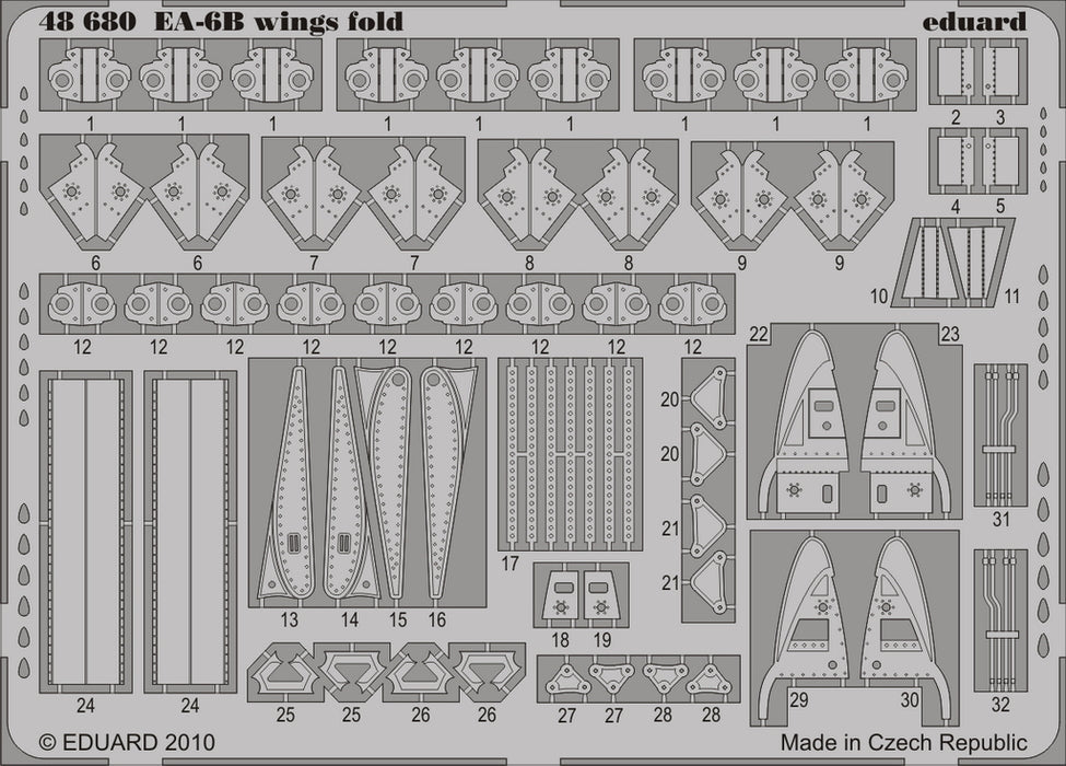 Eduard 48680 1/48 Aircraft- EA6B Wing Fold for KIN