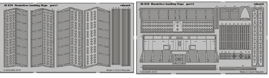 Eduard 48870 1/48 Aircraft- Dauntless Landing Flaps for EDU (D)