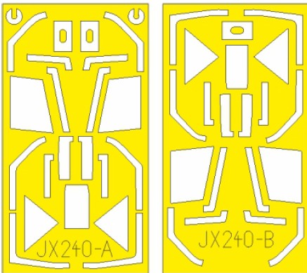 Eduard JX240 1/32 Mask Aircraft- Fw190A8/R2 TFace for RVL(D)