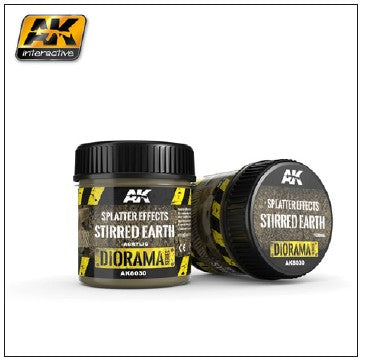 AK Interactive 8030 Diorama Series: Splatter Effects Stirred Earth Acrylic 100ml
