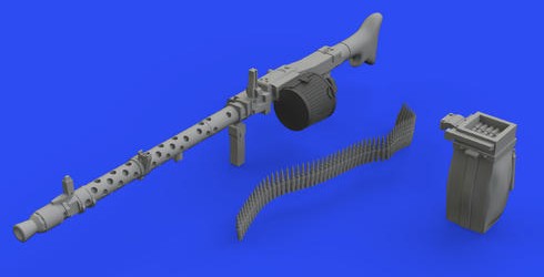 Eduard 635020 1/35 Armor- MG34 Gun w/Ammunition Belt (Resin)